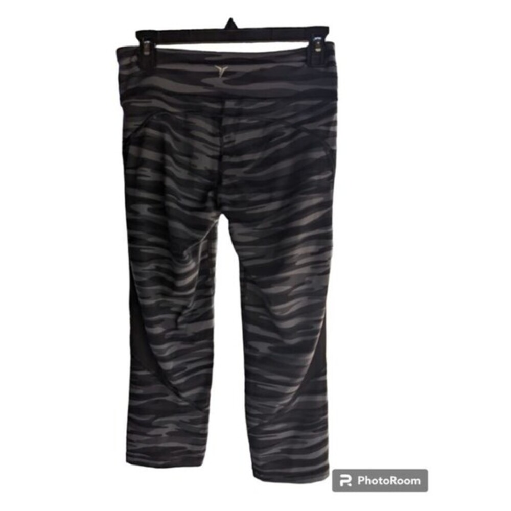 Old Navy Active Legging Black Camo women's size m‎ (K52)